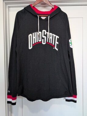 Women's XL Ohio State Officially Licensed Buckeyes Mitchell & Ness Hoodie NWT